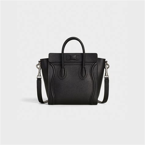 celine nano bag buy|NANO LUGGAGE BAG IN DRUMMED CALFSKIN .